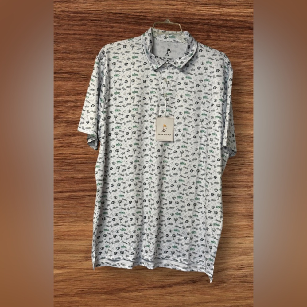 NWT Style Driver World Amateur Golf POLO SZ 3XL